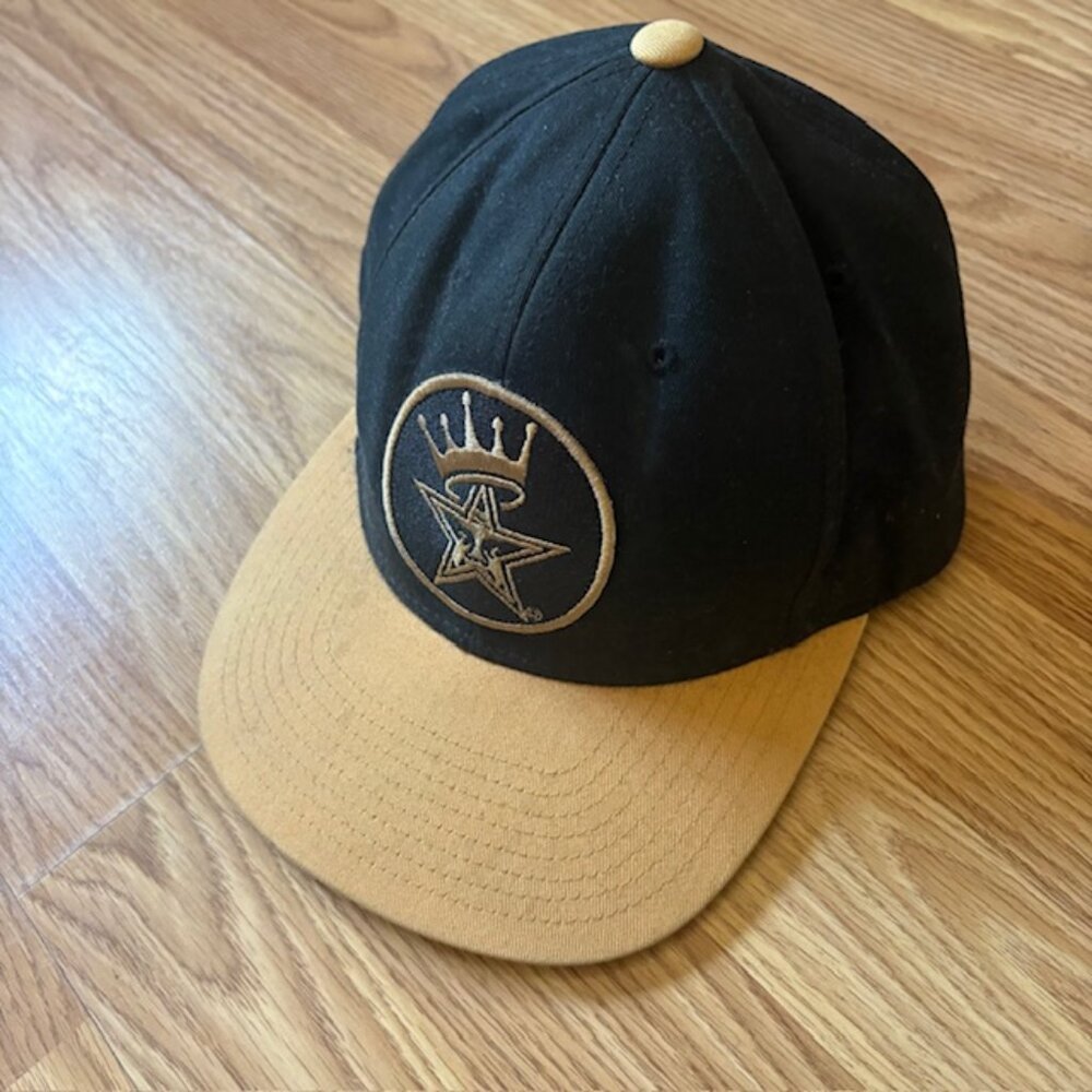 Oby Snapback Cap Hat Gold Patch Giant Star Adjustable